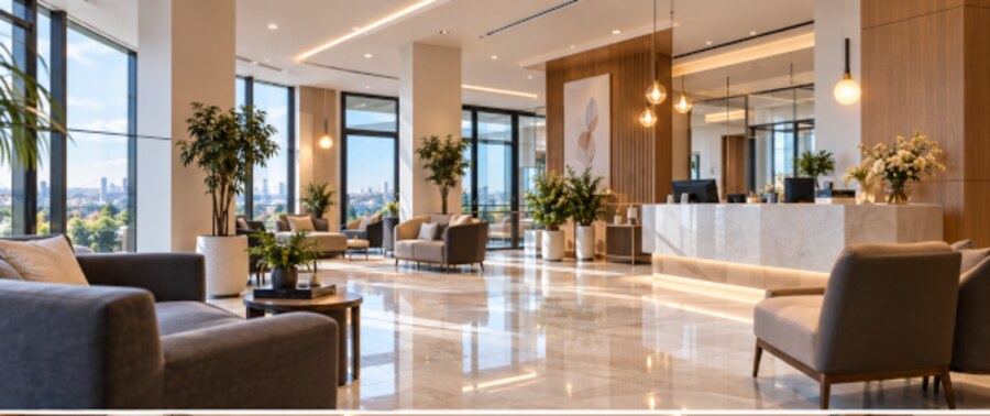 İSTÜN Şişli Kolan International Hospital - Lobi